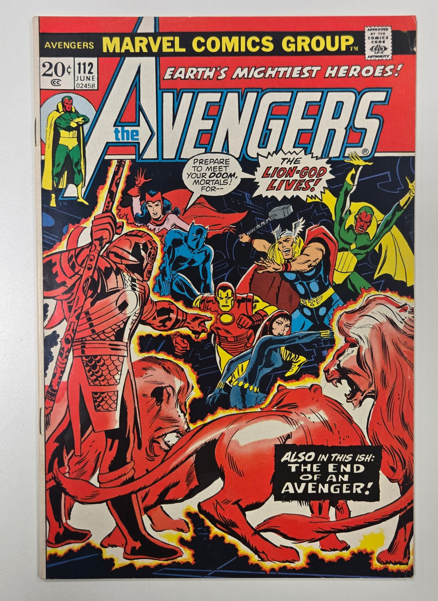 AVENGERS (1963) #112 F