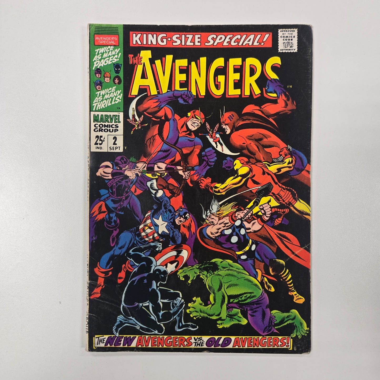 Avengers Annual (1963 1st Series Marvel) # 2 Raw