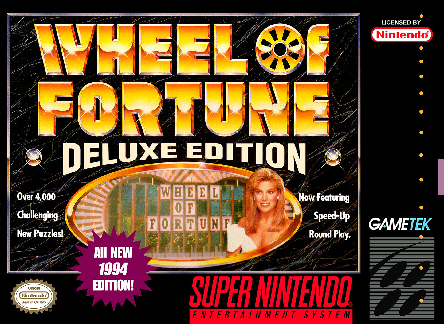 SNES WHEEL OF FORTUNE DELUXE EDITION