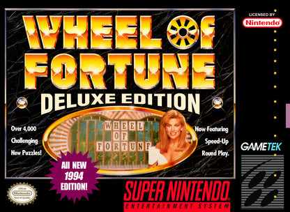 SNES WHEEL OF FORTUNE DELUXE EDITION