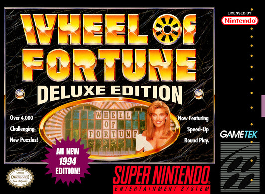 SNES WHEEL OF FORTUNE DELUXE EDITION