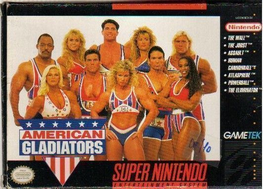 SNES AMERICAN GLADIATORS - LOOSE