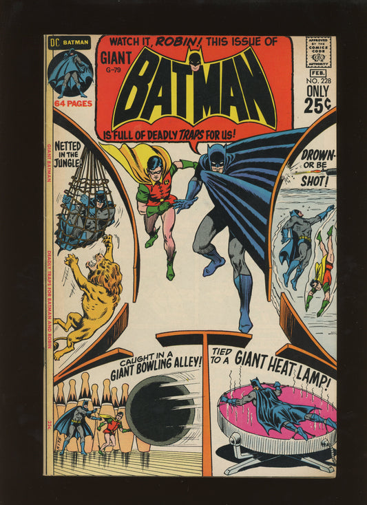 BATMAN #228 GIANT G79 FN/VF