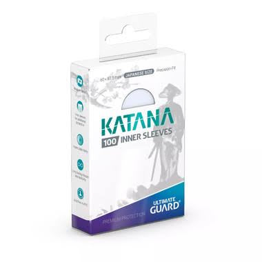 ULTIMATE GUARD 100CT INNER SLEEVES JAPANESE SIZE