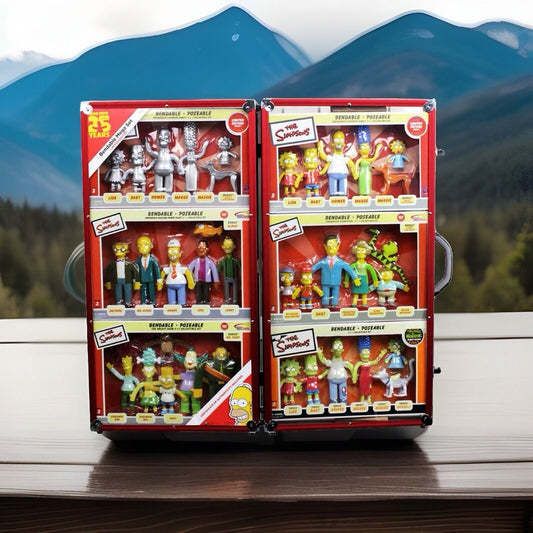 SIMPSONS 25 YEARS BENDABLE MEGA SET