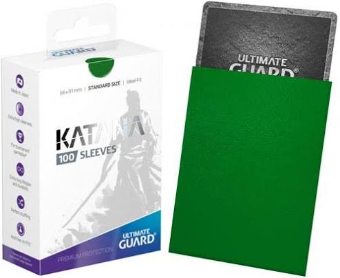 100CT GREEN KATANA STANDARD SLEEVES