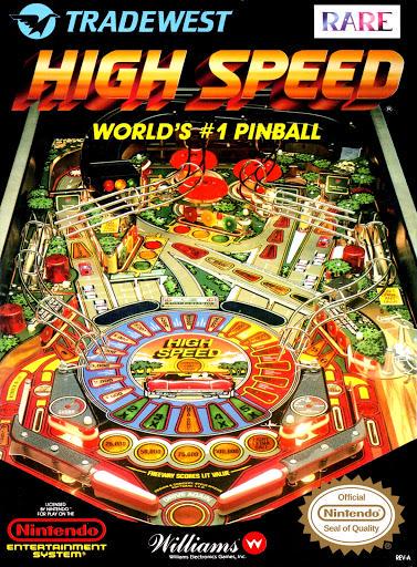 NES HIGH SPEED PINBALL - COMPLETE