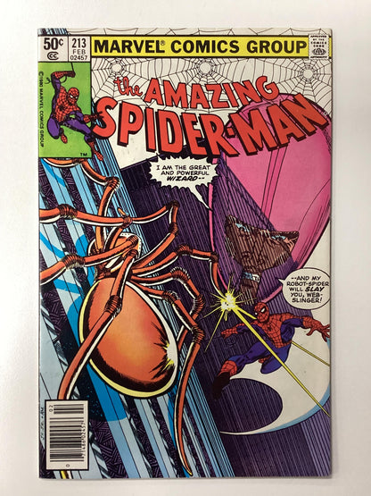 AMAZING SPIDER-MAN (1963) #213 FN/VF 7.0