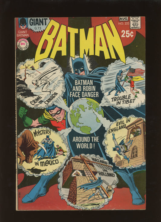 BATMAN #223 GIANT G73 FN