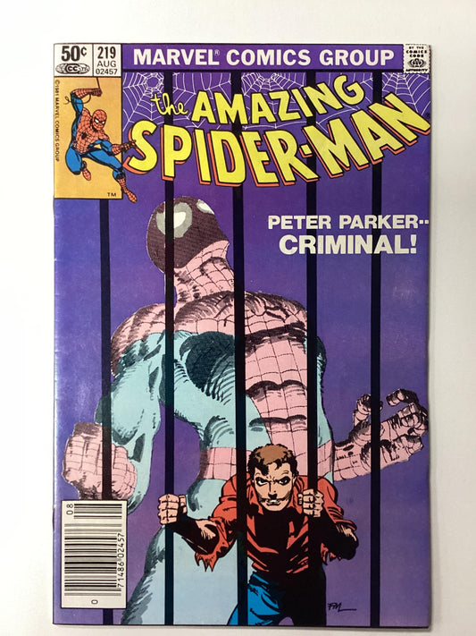 AMAZING SPIDER-MAN (1963) #219 VG/FN