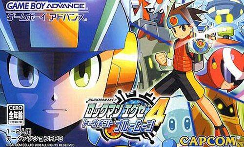GBA ROCKMAN EXE 4 TOURNAMENT BLUE MOON