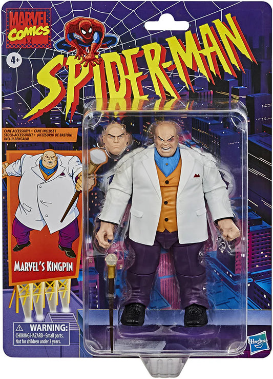 MARVEL LEGENDS KINGPIN RETRO CARD ACTION FIGURE