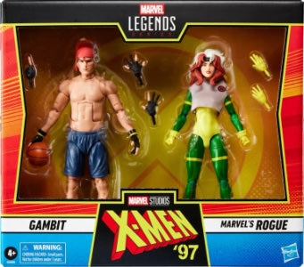 MARVEL LEGENDS X-MEN 97 GAMBIT AND ROGUE 2 PACK