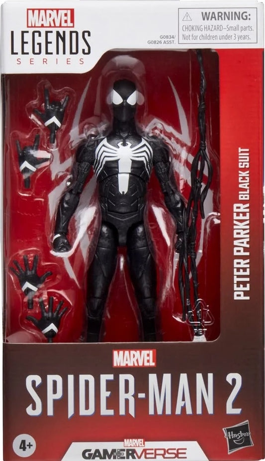 MARVEL LEGENDS GAMERVERSE PETER PARKER BLACK SUIT