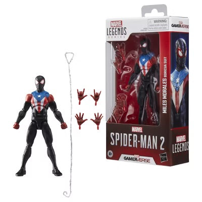 MARVEL LEGENDS GAMER-VERSE MILES MORALES BORICUA SUIT