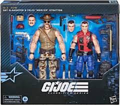 G. I. JOE SGT SLAUGHTER & FELIX STRATTON 2-PACK