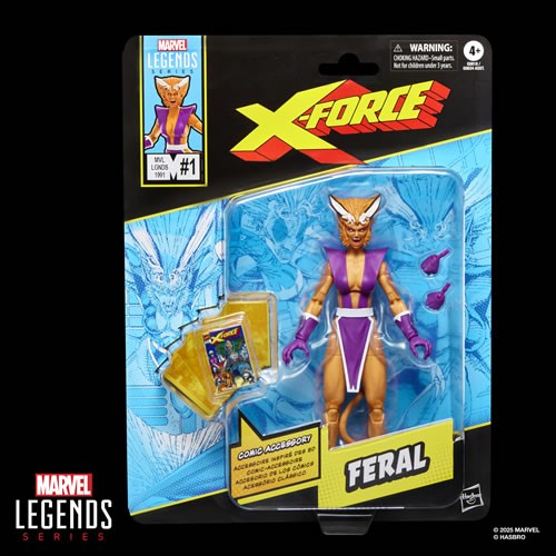 MARVEL LEGENDS FERAL X-FORCE #1 FIGURE