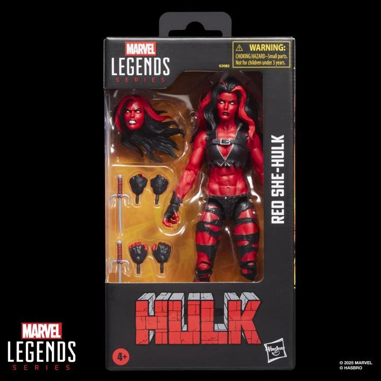 MARVEL LEGENDS SERIES RED SHE-HULK FIGURE