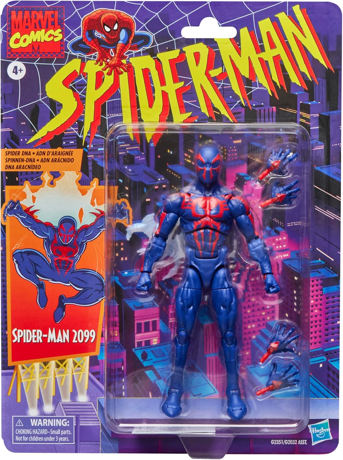 MARVEL LEGENDS RETRO CARD SPIDER-MAN 2099