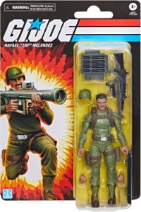 GI JOE CLASSIFIED RAFAEL "ZAP" MELENDEZ RETRO CARD ACTION FIGURE