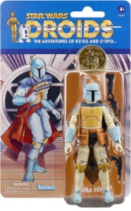 STAR WARS DROIDS BOBA FETT RETRO CARD FIGURE