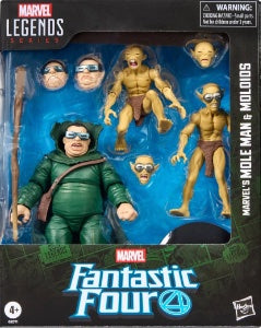 MARVEL LEGENDS DELUXE MOLE MAN & MOLOIDS 3 PACK