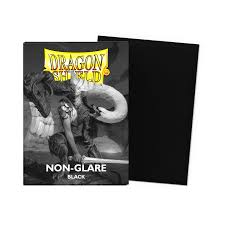 DRAGON SHIELD BLACK NON GLARE SLEEVES 100CT