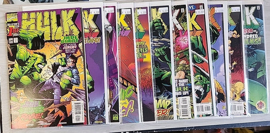 Hulk #1-11 Marvel Comics 1999 Byrne Garney Complete Run VF/NM Lot Of 11 Comics