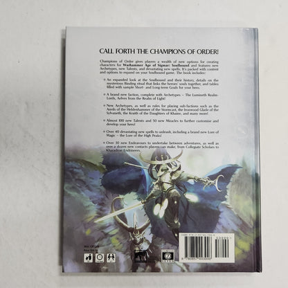 Warhammer Age of Sigmar: Soulbound RPG Champions of Order New