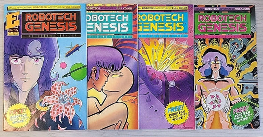 Robotech Genesis Legend of Zor # 1 2 3 4 Eternity Comics 1992 Newsstand & Direct
