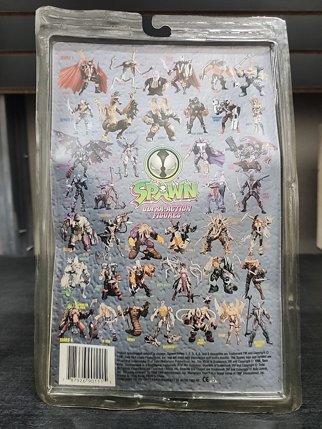 Spawn Overtkill Special Limited Edition Figure Gold McFarlane Toys with Comic Bk