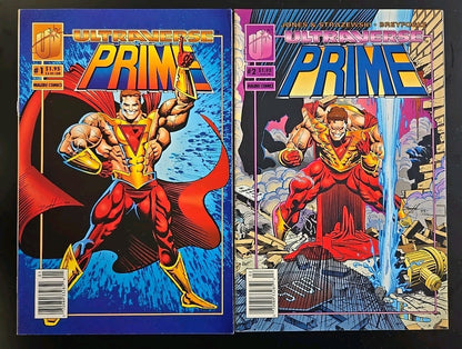 Ultraverse Prime #1 & #2 Malibu Comics 1993 - Kevin Green NEWSSTAND