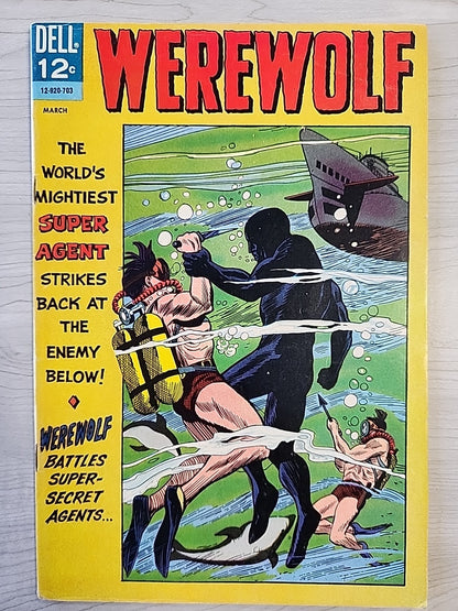 Werewolf #1 #2 Lot Of 2 Dell Comics Monster Issues FN