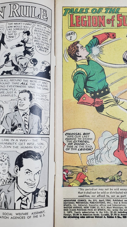 Adventure Comics #319 White Pages