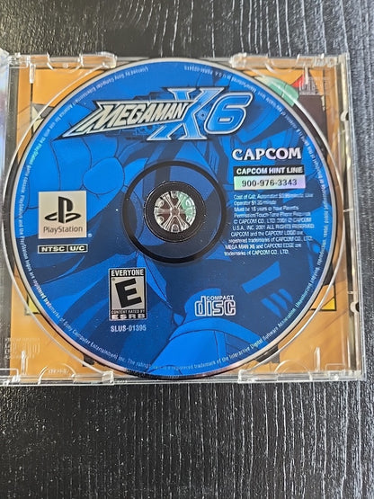Mega Man X6 (Sony PlayStation 1, 2001) CIB, Tested