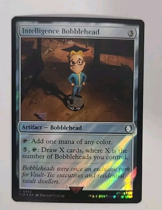 MTG Intelligence Bobblehead Surge Foil  PIP 662 English Magic The Gathering NM