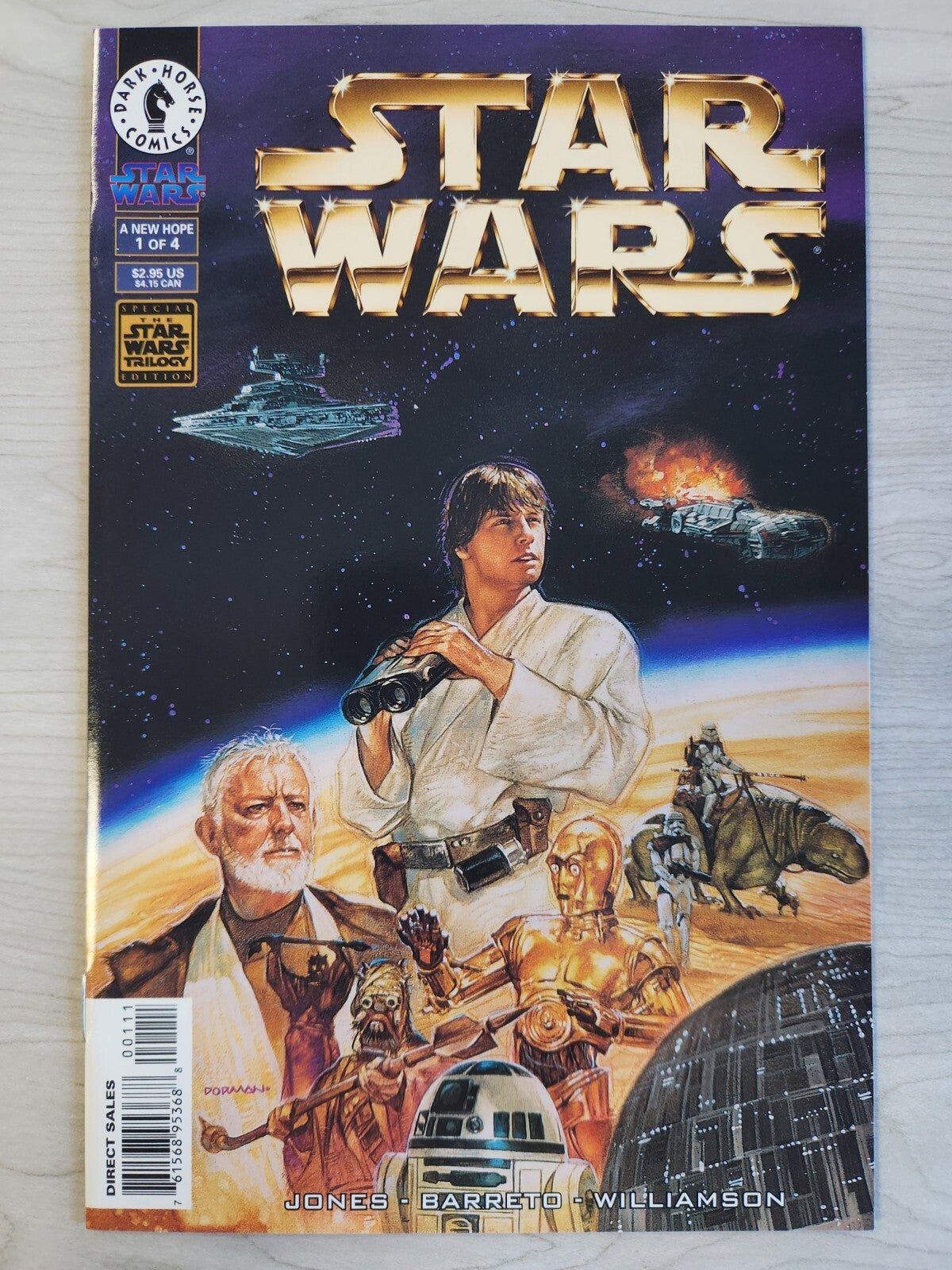 Star Wars A New Hope Special Edition 1 2 3 4 1997 Comic Set VF/NM Newsstand 