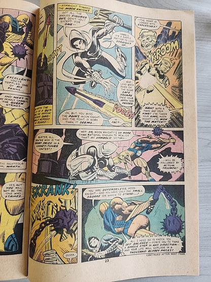 Marvel Spotlight 29 2nd Solo Moon Knight Jack Kirby Cover Marvel Comics 1976 VF