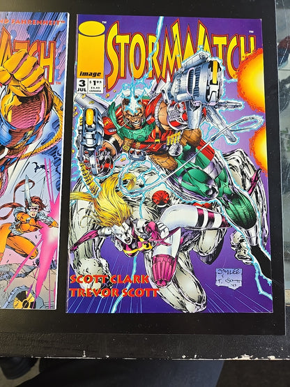 Stormwatch #1-3 Lot of 3 Jim Lee 1993 Image Comics 