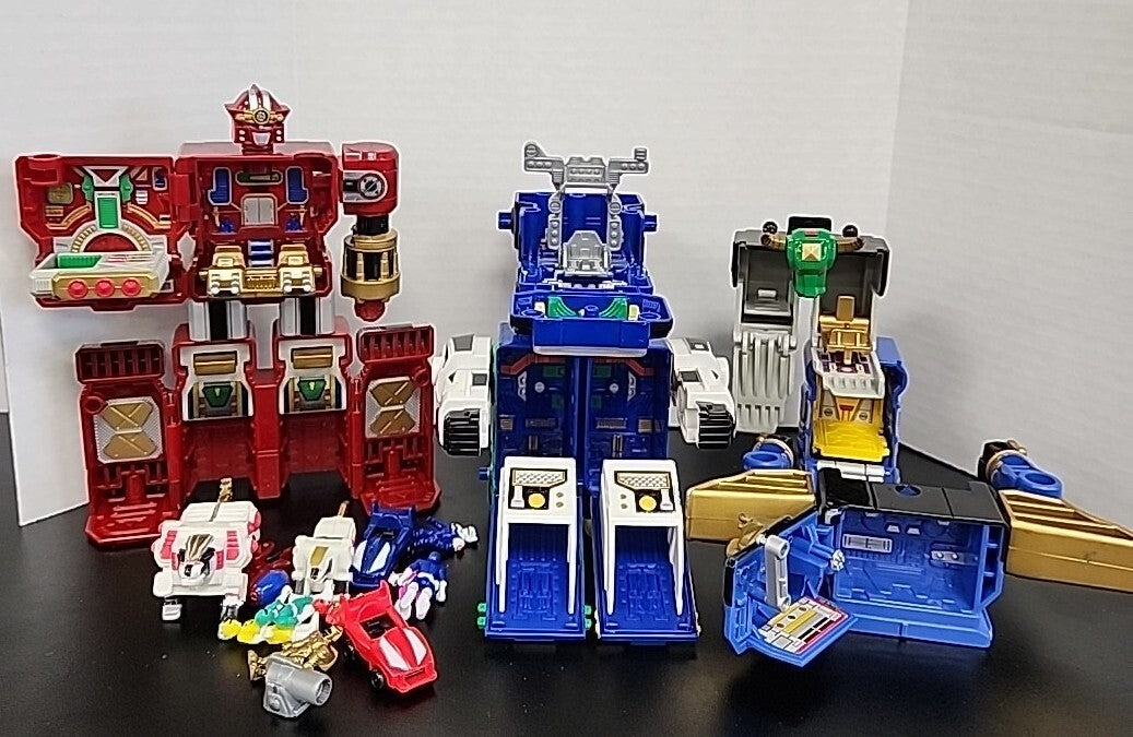 Power Rangers Turbo micro playset Megazord Zeo Red And More Lots Of Extras