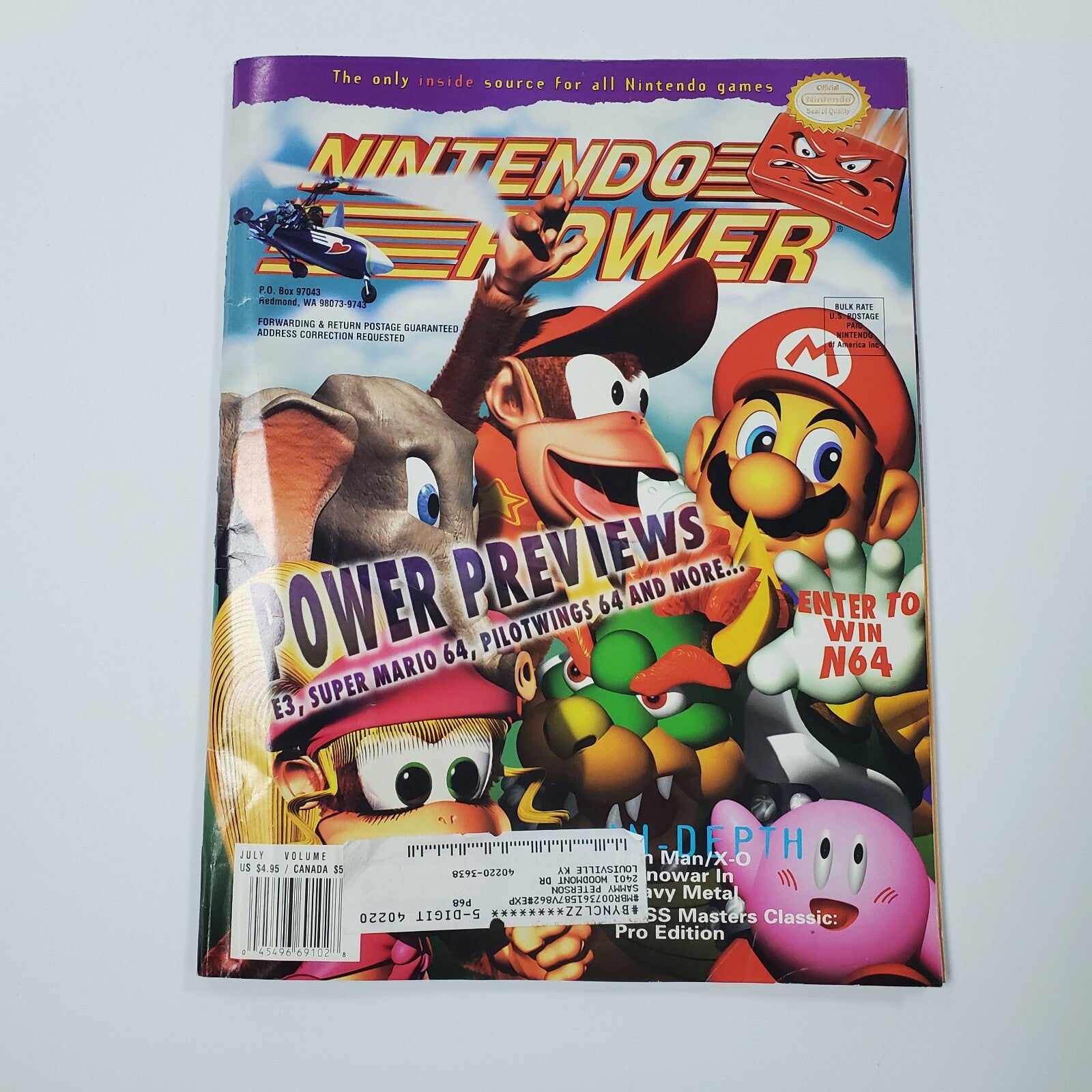 Nintendo Power #86 - N64 Power Preview! No Poster Attached
