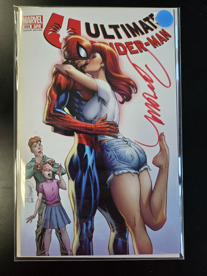 Marvel Comics Ultimate Spiderman 4 J Scott Campbell Signed Variant  Exclusive 4B