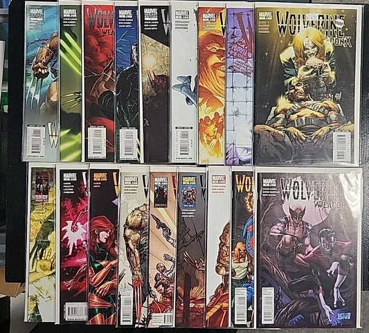 Wolverine Weapon X (2009) #1-16 Complete Series Plus Variants Lot Of 18