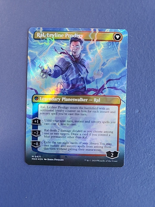 MTG Ral, Leyline Prodigy Modern Horizons 3 Magic the Gathering #471 Texture Foil