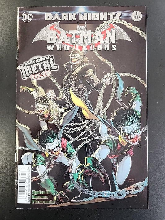 The Batman Who Laughs #1 Foil Cover | 1ST PRINT NM | DARK NIGHTS METAL | DC
