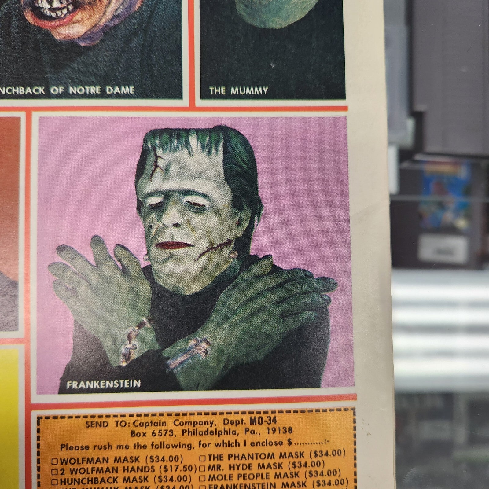 Famous Monsters of Filmland # 34 from 1965 Mr. Hyde cover Forest J Ackerman 
