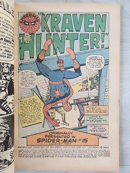 Marvel Tales #10 VF Spider-Man 1st Kraven Marvel Siler Age 1967 ASM #15