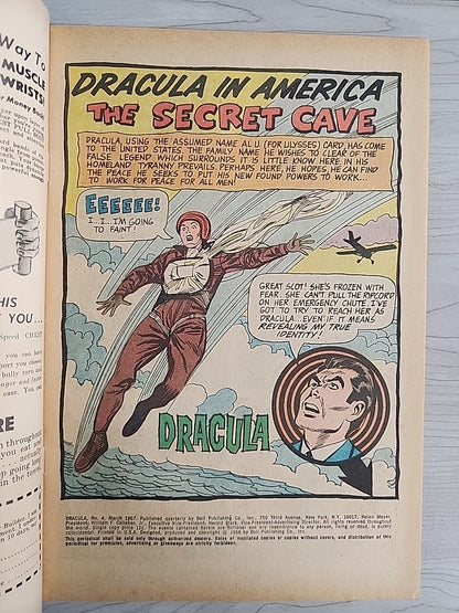 DRACULA #2 (Dell 1966) 1st Issue & Origin And #4 Lot Of 2 Issues  Fine