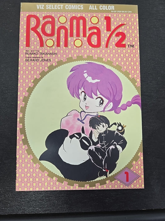 Ranma 1/2 # 1 Viz 1st Appearance of Ranma RARE 1992- Key Issue- Hard To Find