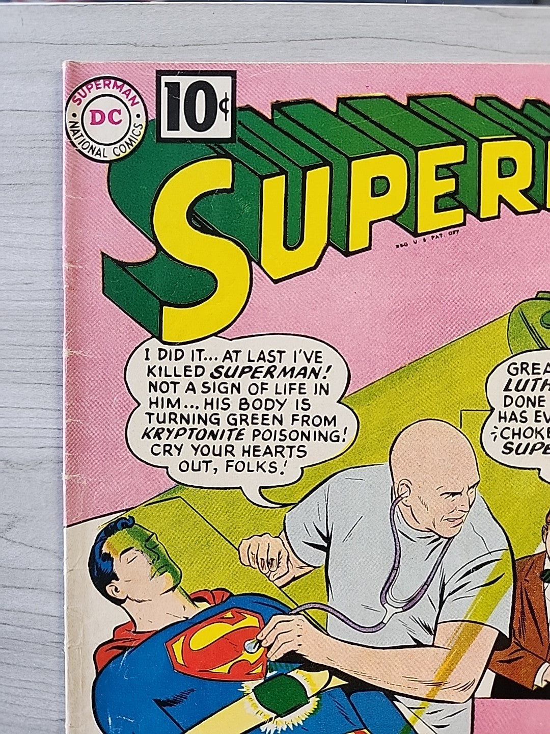 Superman 149 VG Lex Luthor, Supergirl! Jerry Siegel, Curt Swan 1961 DC Comics